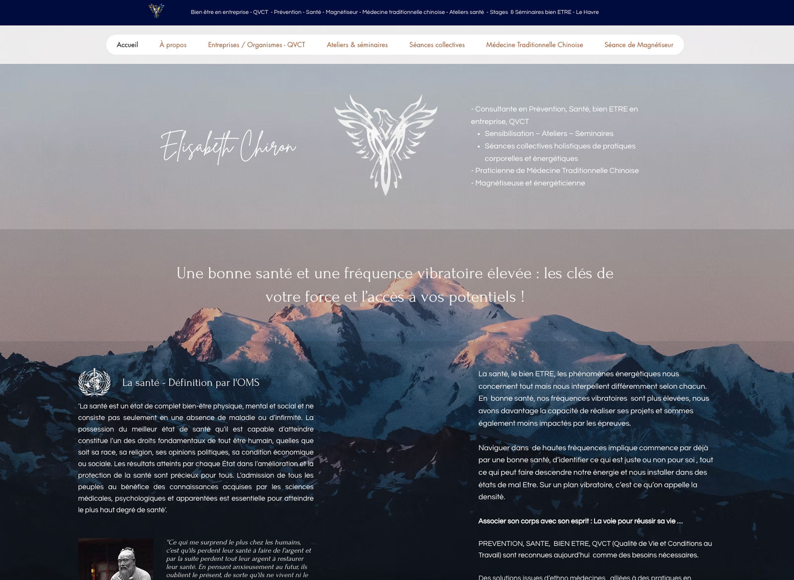 Le nouveau site, après la refonte
